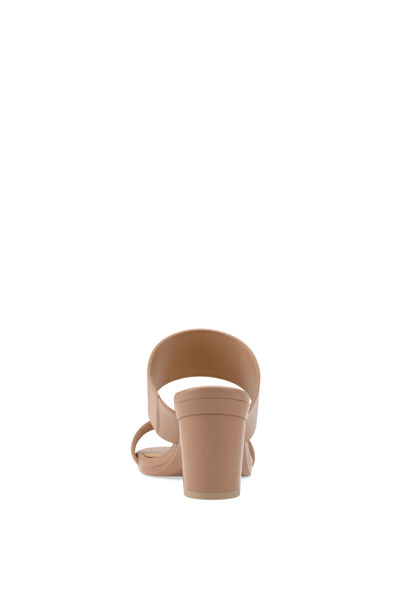 The Slide - Latte Leather 3 Block