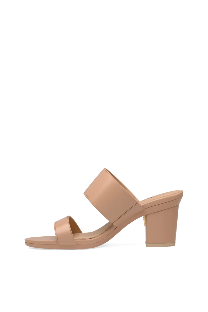 The Slide - Latte Leather 3 Block