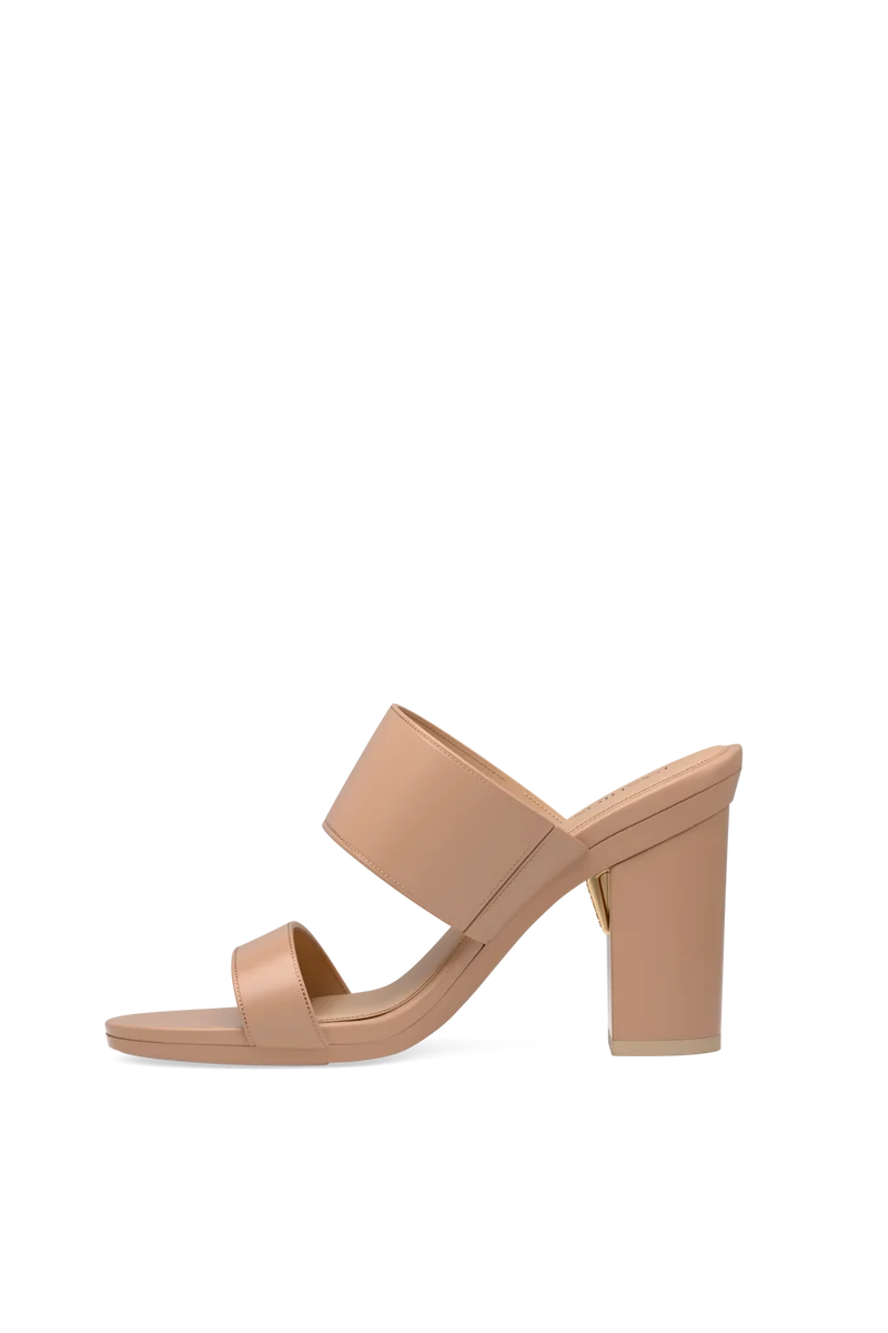 The Slide - Latte Leather 4 Block