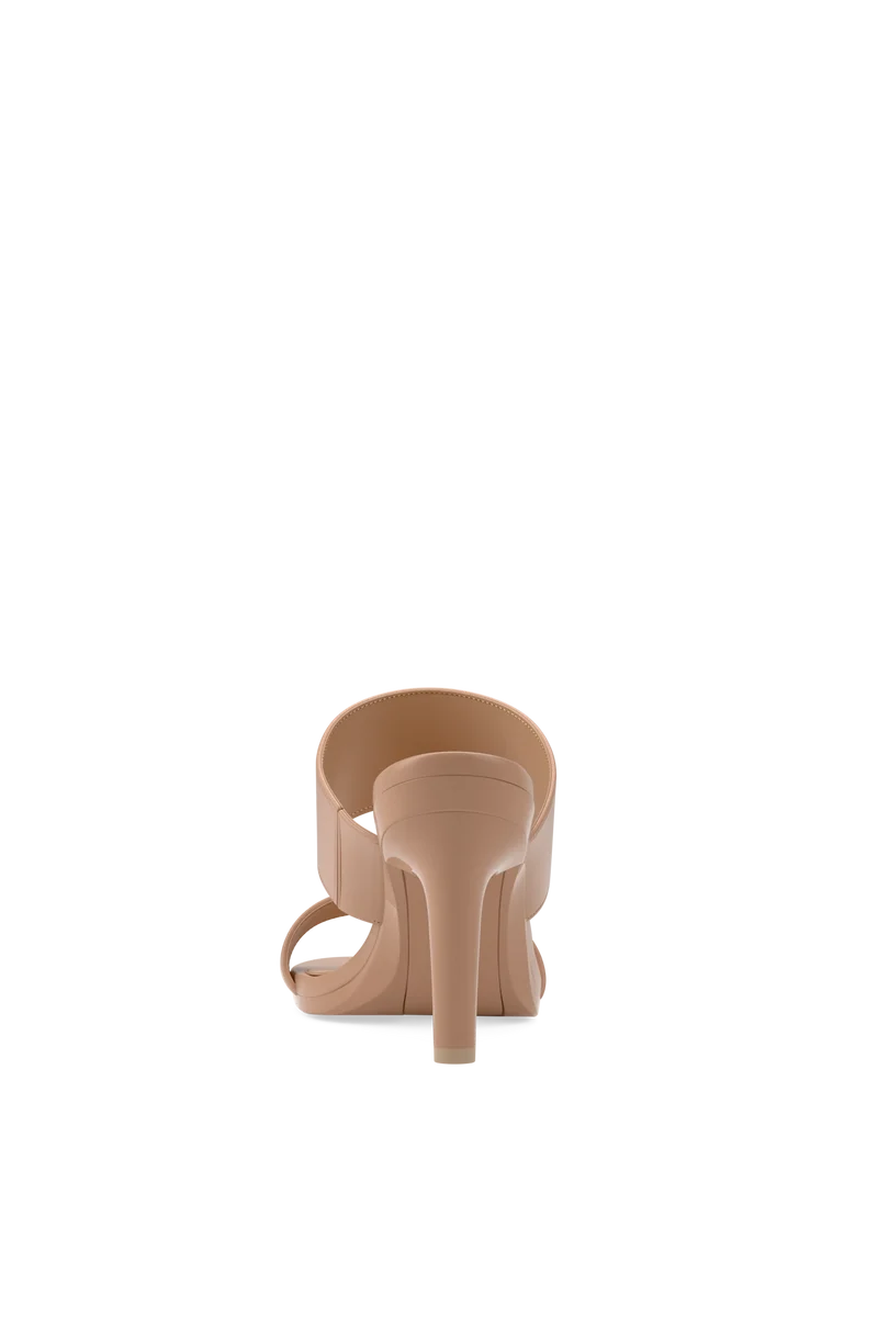 The Slide - Latte Leather 4 Stiletto