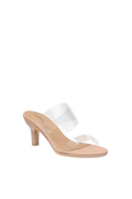 The Slide - Sand Transparent 3 Stiletto