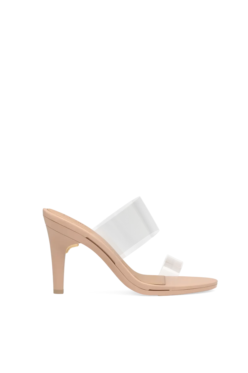The Slide - Sand Transparent 4 Stiletto