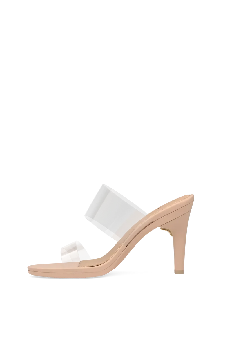 The Slide - Sand Transparent 4 Stiletto