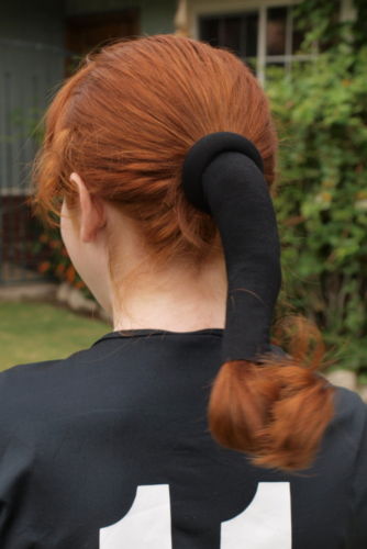 The Wrapter Hair Sock- Black