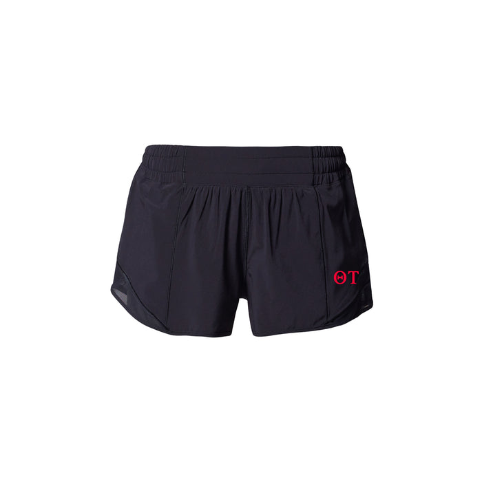 Theta Tau lululemon Hotty Hot High-Rise Lined Short 2.5" - Black