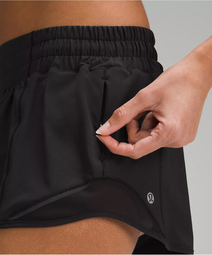 Theta Tau lululemon Hotty Hot High-Rise Lined Short 2.5" - Black