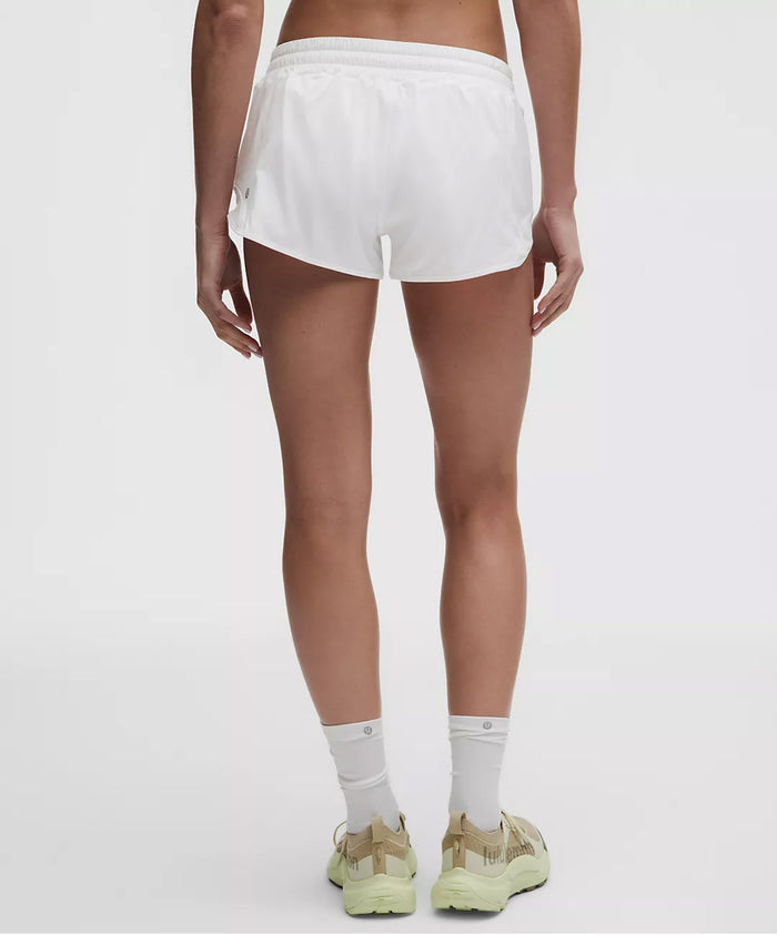 Theta Tau lululemon Hotty Hot High-Rise Lined Short 2.5" - White