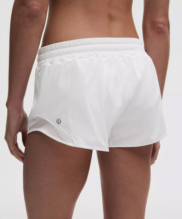 Theta Tau lululemon Hotty Hot High-Rise Lined Short 2.5" - White