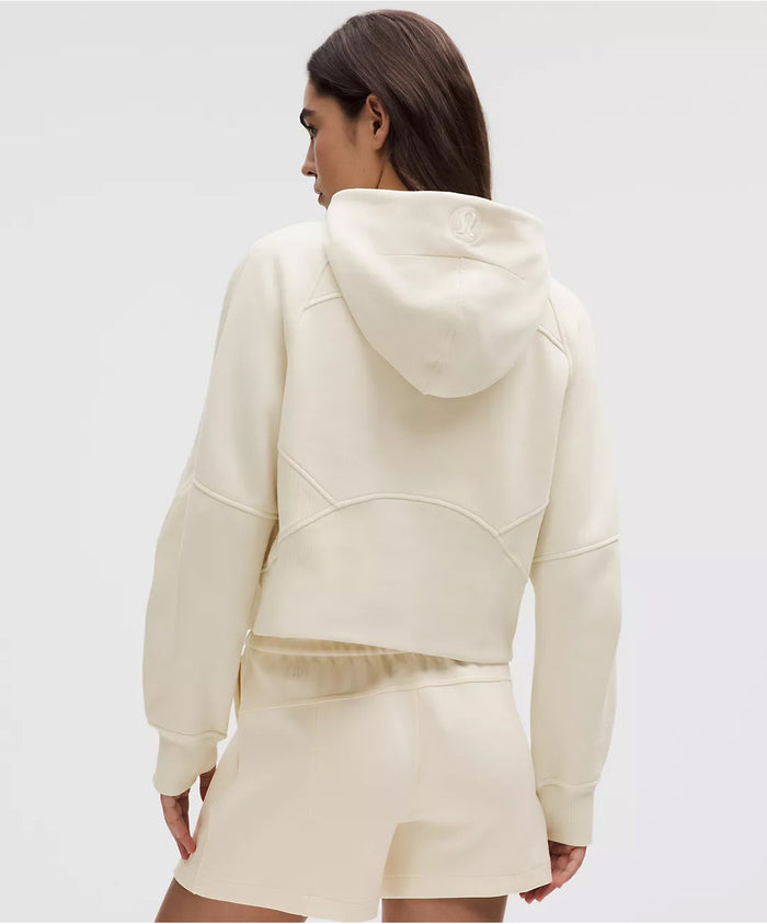 Theta Tau lululemon Scuba Oversized Half-Zip Hoodie - Ivory