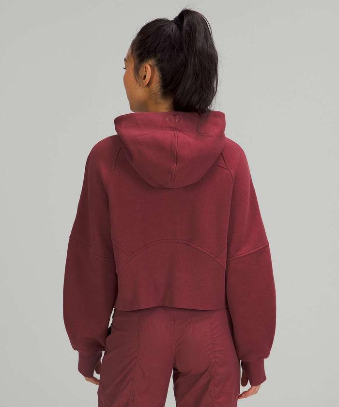 Theta Tau lululemon Scuba Oversized Half-Zip Hoodie - Ruby Wine