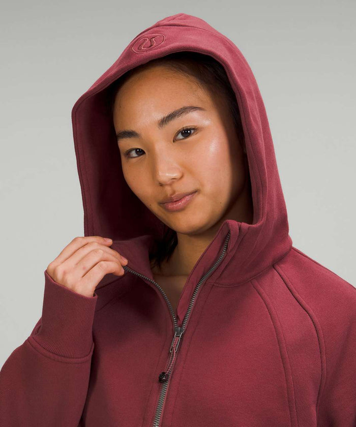 Theta Tau lululemon Scuba Oversized Half-Zip Hoodie - Ruby Wine