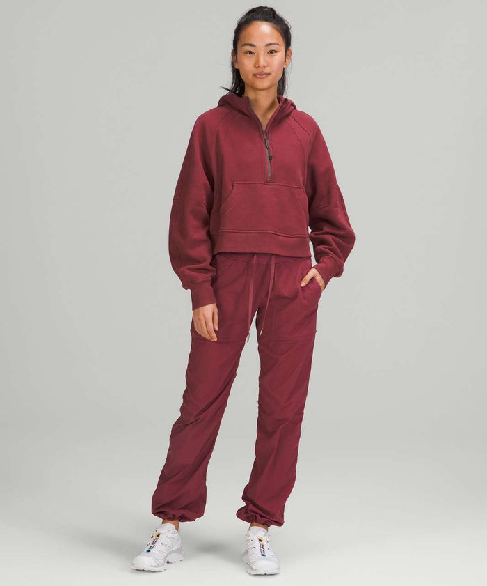 Theta Tau lululemon Scuba Oversized Half-Zip Hoodie - Ruby Wine