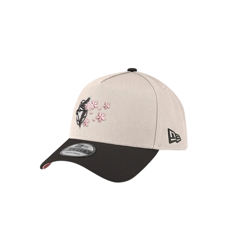 TORONTO BLUE JAYS CHERRY BLOSSOM CHAINSTITCH HAT BLACK / CREAM / CHERRY