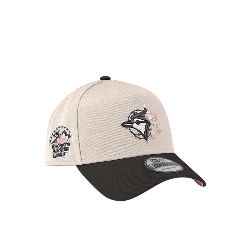 TORONTO BLUE JAYS CHERRY BLOSSOM CHAINSTITCH HAT BLACK / CREAM / CHERRY