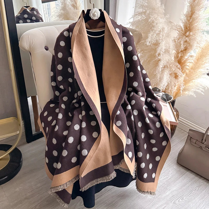 Tusolina Pashmina Scarf Brown