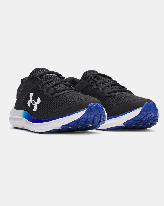 Under Armour Men's Running Shoes Charged Assert 10  Black Royal  White 3026175