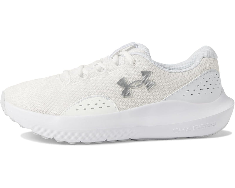 Under Armour Women's Surge 4 White Metallic Silver 3027007-100
