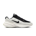Men's running shoes in black and sail with lime accent, cushioned white sole