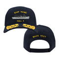 U.S. Navy Custom Ship Cap - Admiral Scrambled Eggs - Haskell Class Attack Transport Hats and Caps
