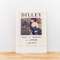 Vintage Dilley "dans son Atelier" French Art Gallery Exhibition Poster