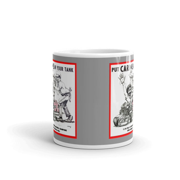 Vintage Karting Cardas Racing Fuel "Put Cardas in Your Tank" Coffee Mug