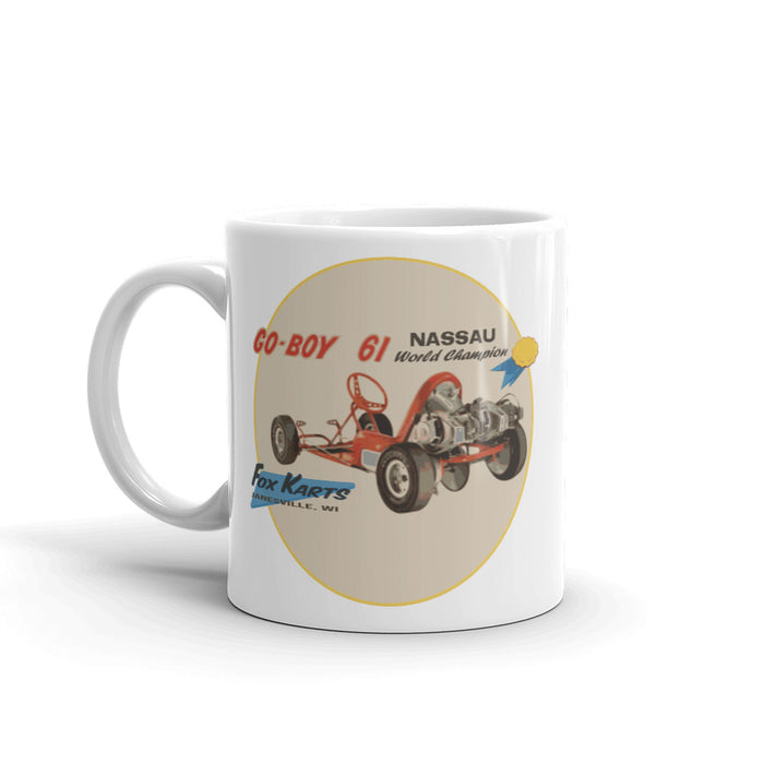 Vintage Karting Fox Go Boy Nassau 1961 World Champion Coffee Mug