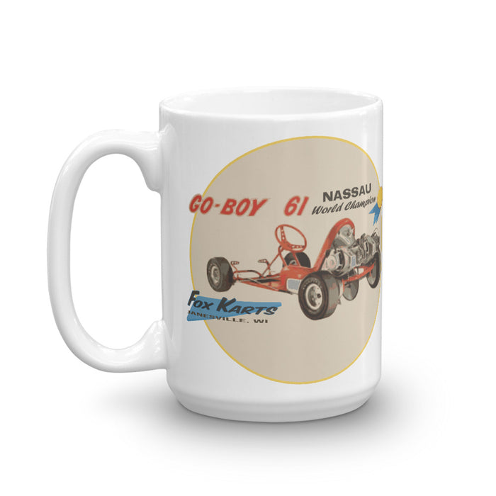 Vintage Karting Fox Go Boy Nassau 1961 World Champion Coffee Mug