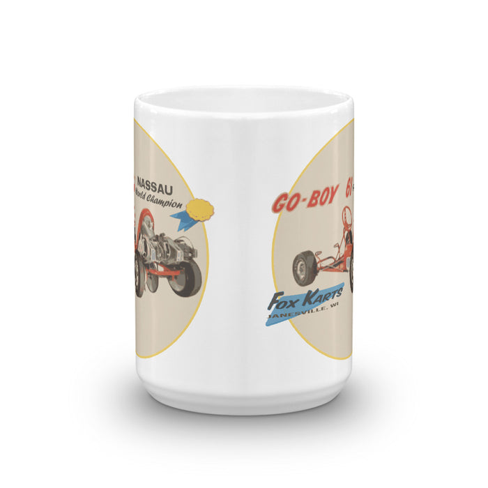 Vintage Karting Fox Go Boy Nassau 1961 World Champion Coffee Mug