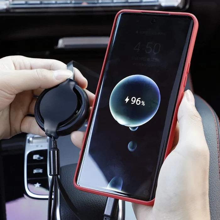 VoltLink™ 3-in-1 Tesla Fast Charger – Multi-USB Cable for Model 3/Y/S/X & Roadster (Interior Styling Accessory)
