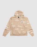 W BROOKLYN FLEECE HOODIE "DESERT"