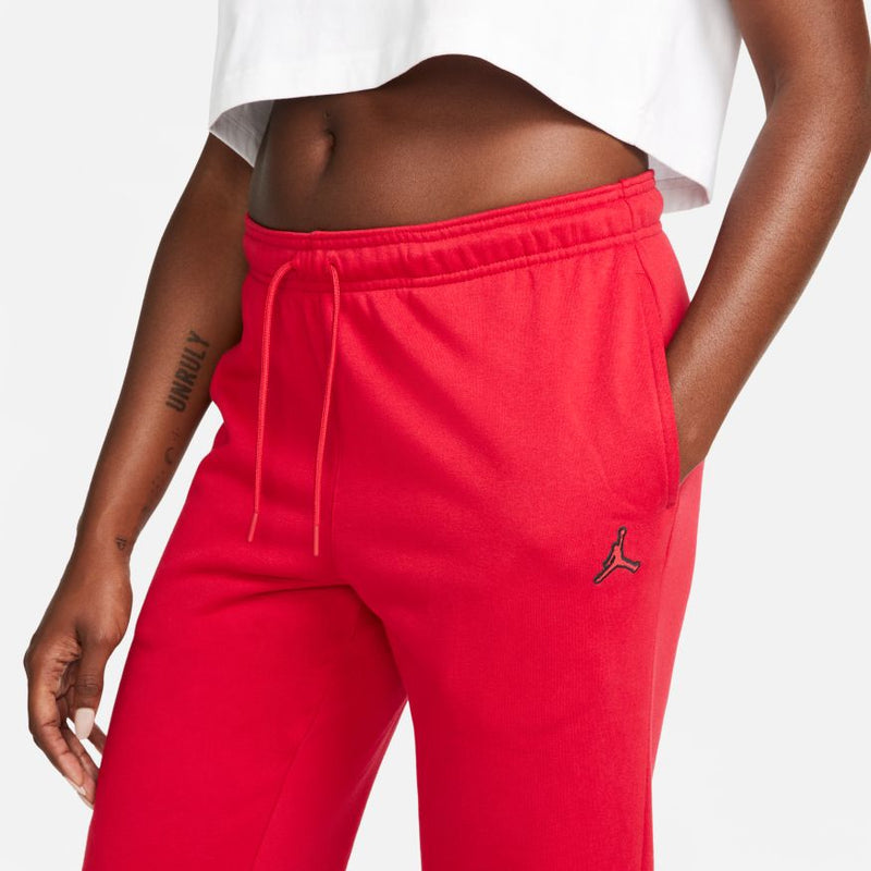 W JORDAN ESSENTIAL FLEECE PANTS "GYM RED"