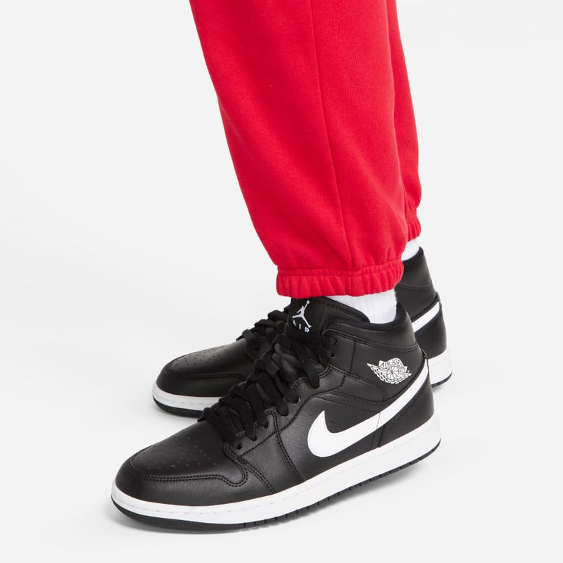W JORDAN ESSENTIAL FLEECE PANTS "GYM RED"