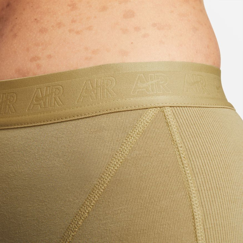 W RIBBED SHORTS "BARLEY"