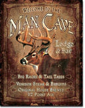 WELCOME MAN CAVE 16"x12.5"