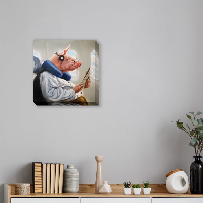 When Pigs Fly No. 2: Gallery Wrapped Canvas