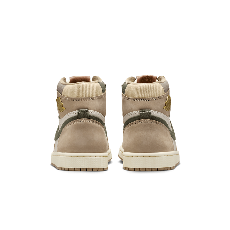 WOMEN'S AIR JORDAN 1 HIGH OG "KHAKI" MULTI-COLOR / SAIL