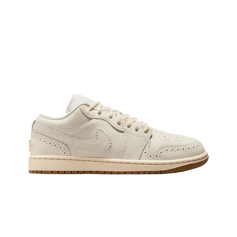 WOMEN'S AIR JORDAN 1 SE "BROGUE" CHALK/METALLIC GOLD
