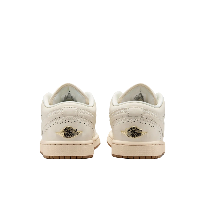 WOMEN'S AIR JORDAN 1 SE "BROGUE" CHALK/METALLIC GOLD
