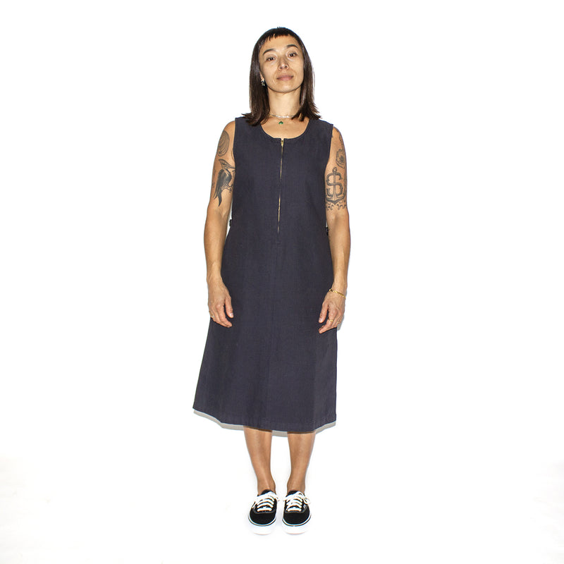 Gramicci | Women's Canvas Mid-Length Dress Style # G3FW-J081 Color : Dusty Black