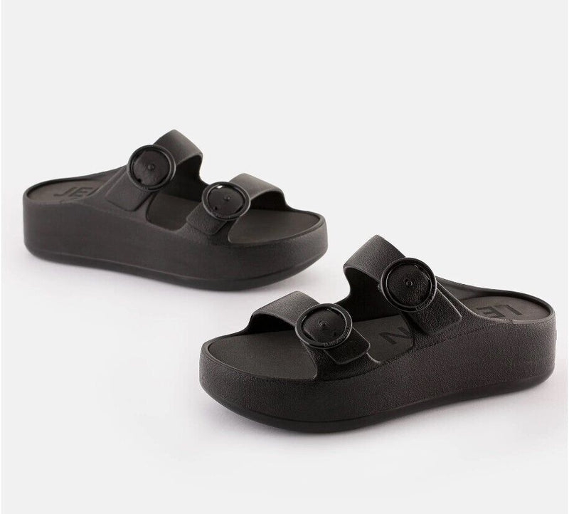 Women's Lemon Jelly, Gaia Slide Sandal GAIA-01 Black BRAND NEW - AllSportsWearUSA