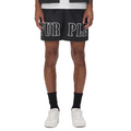 WORDMARK OUTLINE SWIM SHORT BLACK