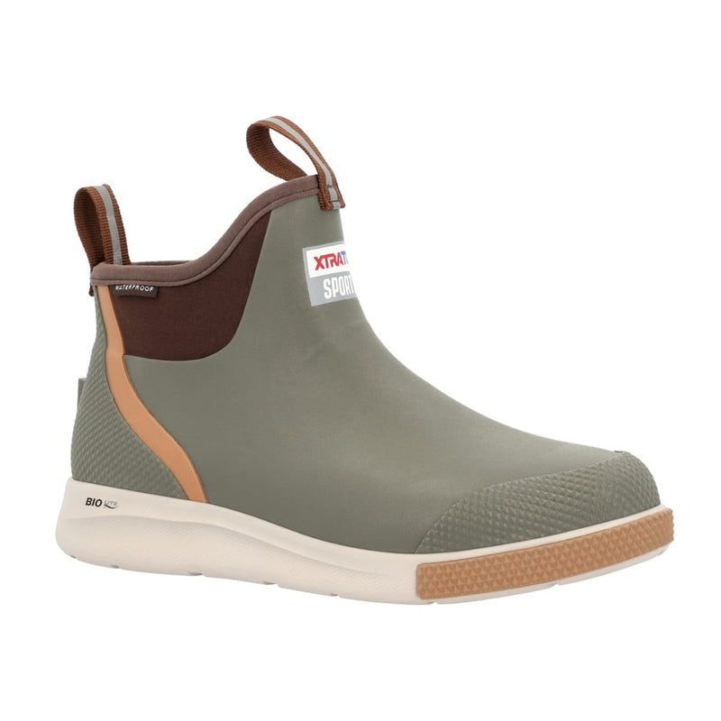 Xtrauf Men's Ankle Deck Boot Sport ADSM300 Olive