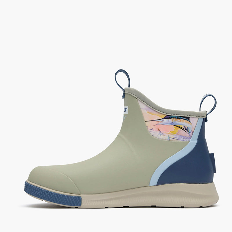 XtraTuf Men's Guy Harvey Sailfish ADB Sport Boot XADSMG10 Stone  Sunset Sailfish