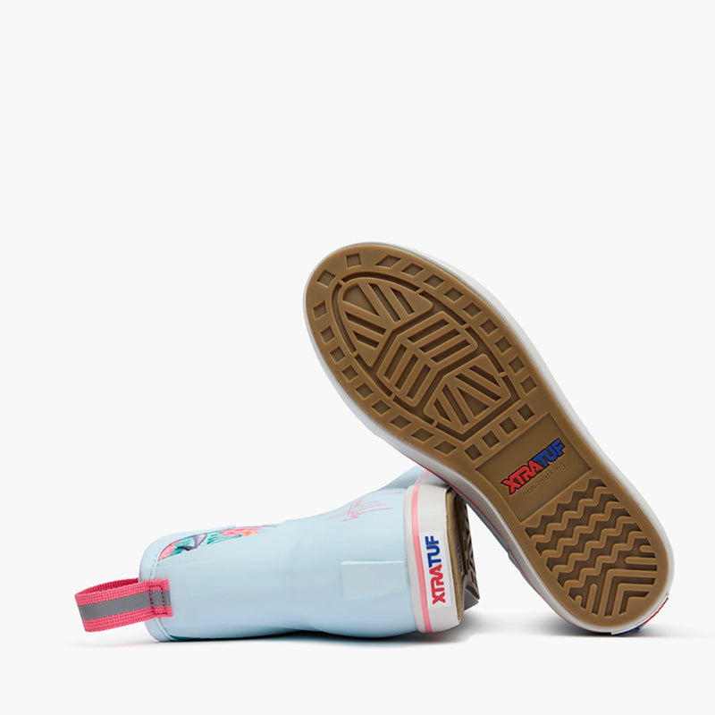 Xtratuf Blue And Dolphin Floral  XWABGH21 Ankle Deck