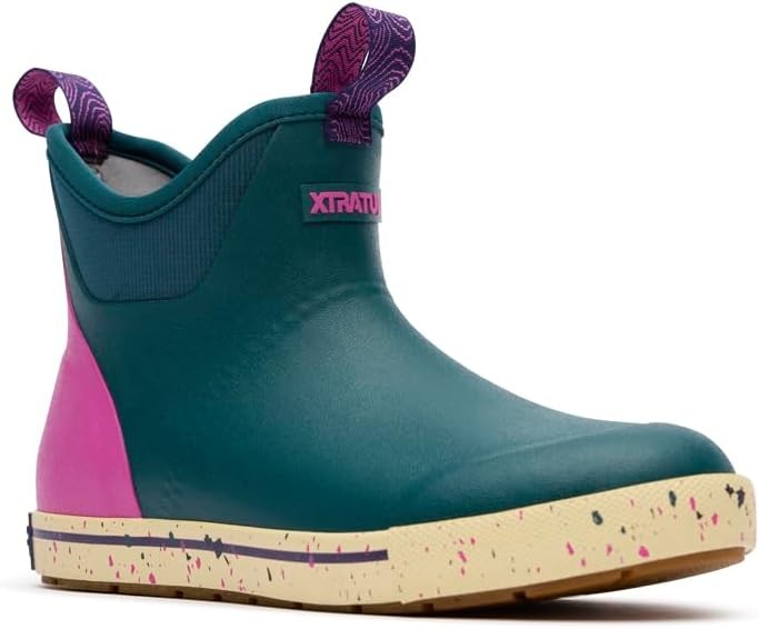 XTRATUF Women's Camp Ankle Deck Boot XWADBC30 Transformative Teal