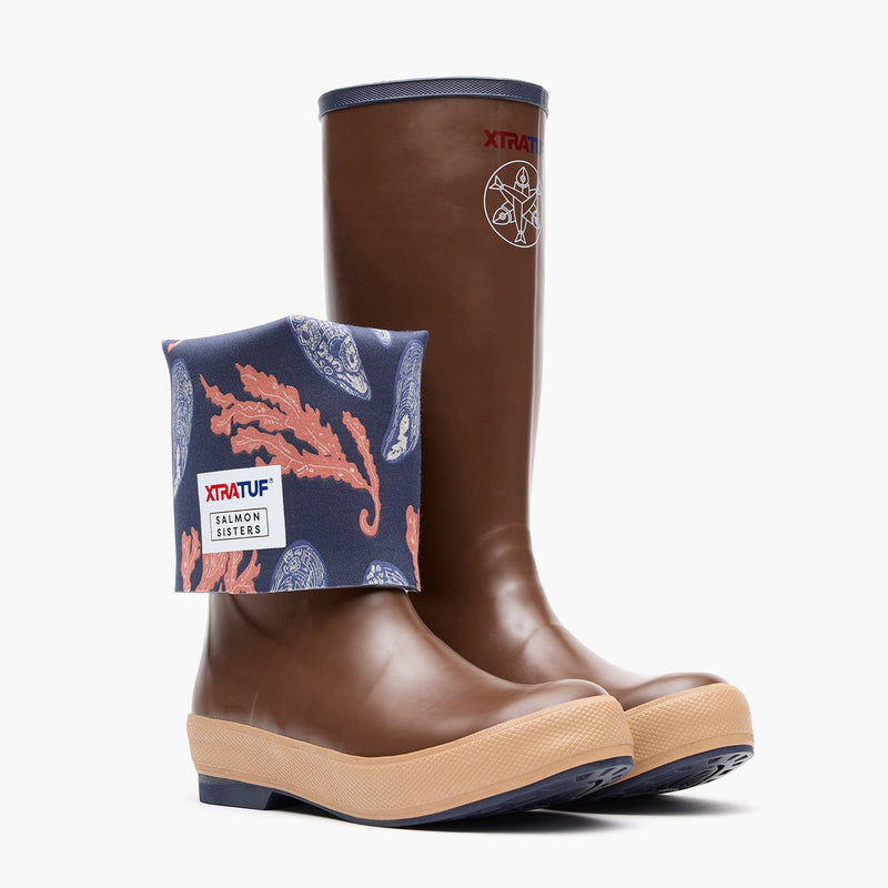 Women's Salmon Sisters 15 in Legacy Boot XWL900KO Brown Kelp Oyster