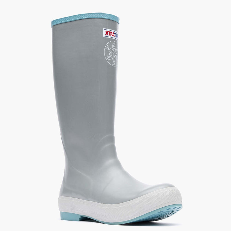 Xtratuf Women's Salmon Sisters 15in Legacy Rain Boots Outdoor  Grey Sand Doll