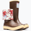 Xtratuf  Women's Salmon Sisters Legacy Boots 7 Copper/Tan Octopus Print 22490