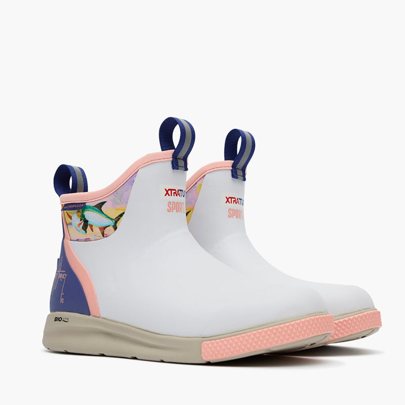 Xtratuf White And Sunset Tarpon XADSWG10 Ankle Deck Sport