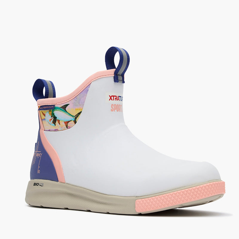 Xtratuf White And Sunset Tarpon XADSWG10 Ankle Deck Sport